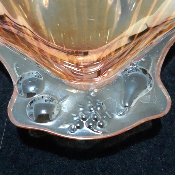 Vintage Seashell Glass Jewelry/Trinket Tray - Picture 2 of 4